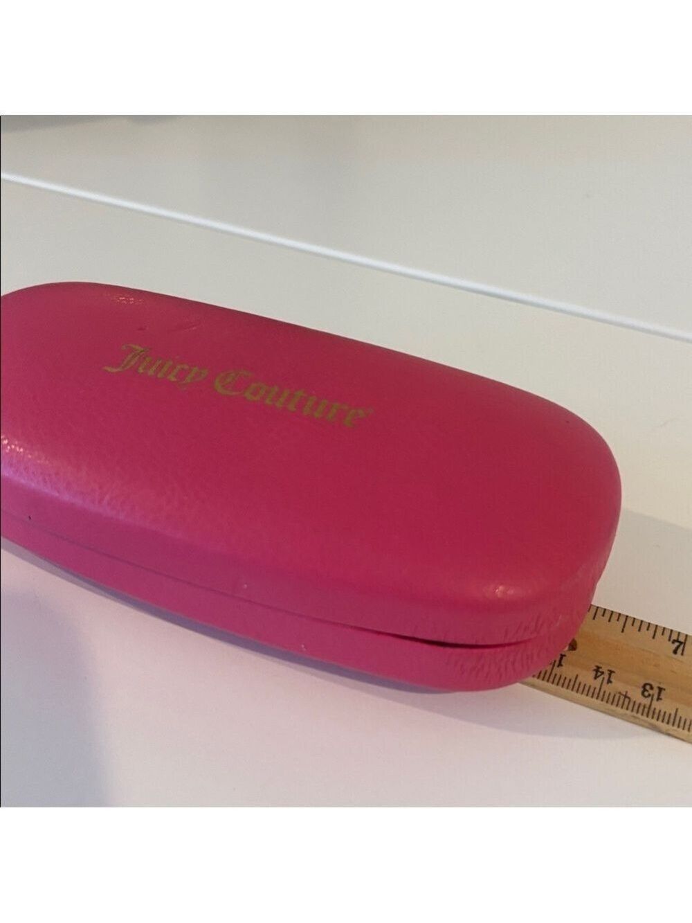 JUICY COUTURE retro hard shell sunglasses case hot pink eyeglass case - Picture 12 of 13